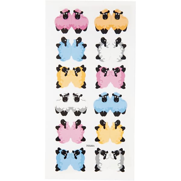 Index Stickers - 7,5x15 cm - 2x10 mixade ark