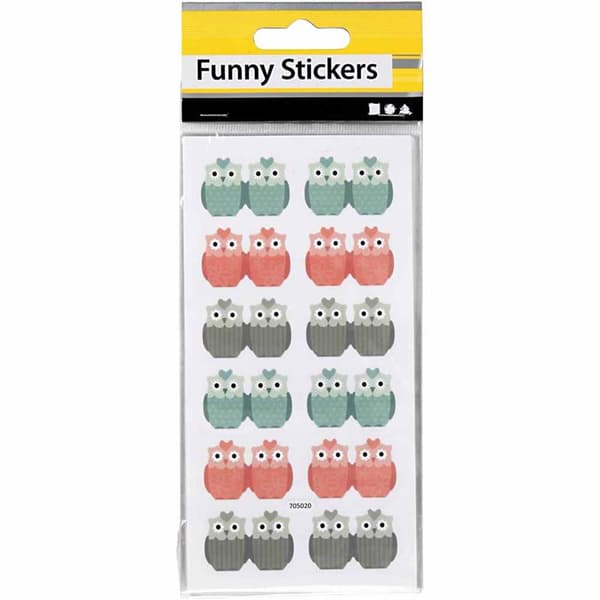 Index Stickers - 7,5x15 cm - 2x10 mixade ark