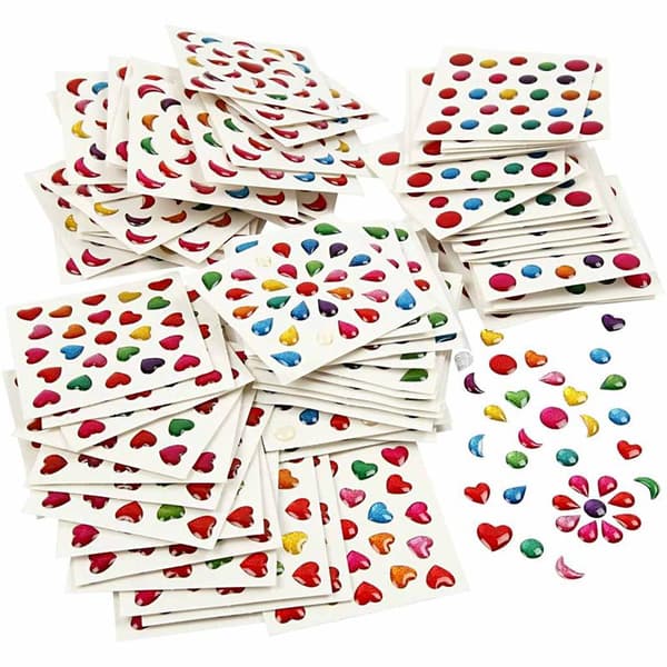 Storpack Ministickers - Roliga Former - 100 ark