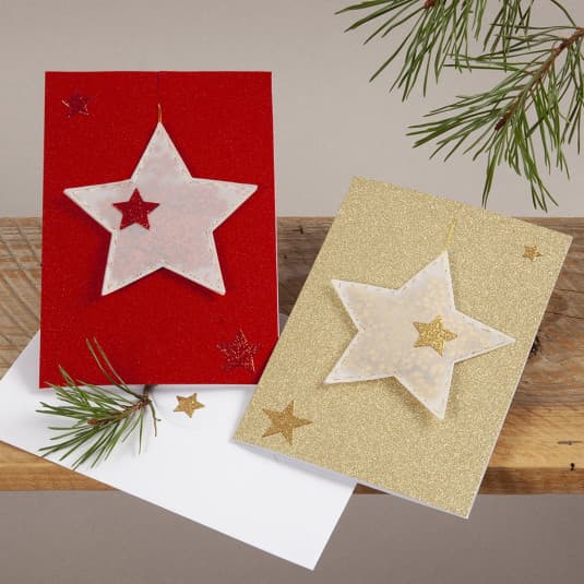 Glitterstickers - Hjärtan och Stjärnor - 16 ark