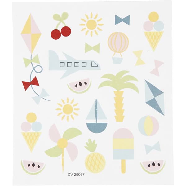 Stickers Sommarlov - 15x16,5 cm