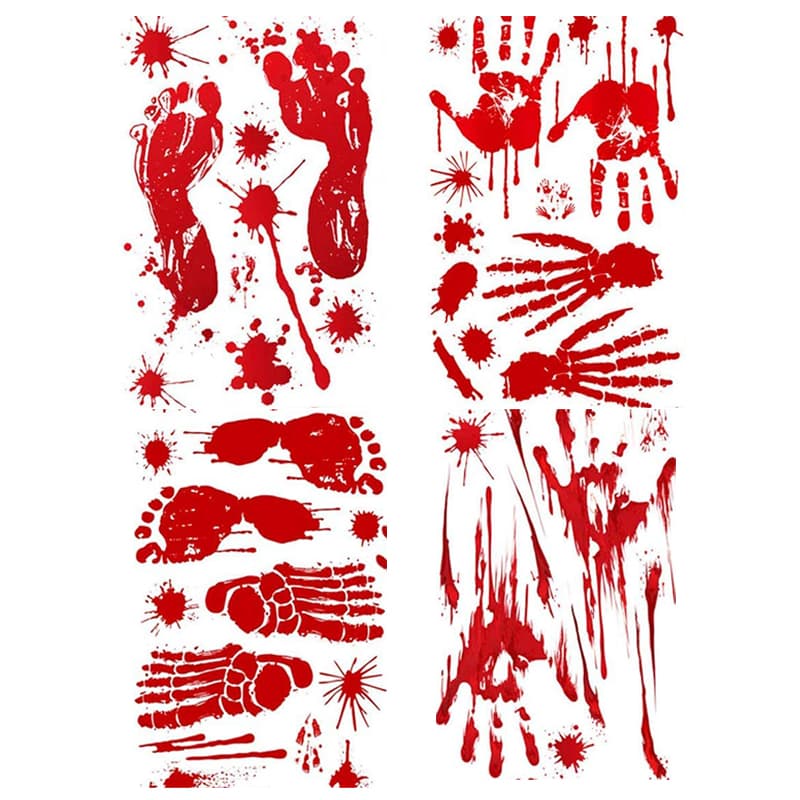 Halloween tarrat / ikkuna tarrat 4 arkkia