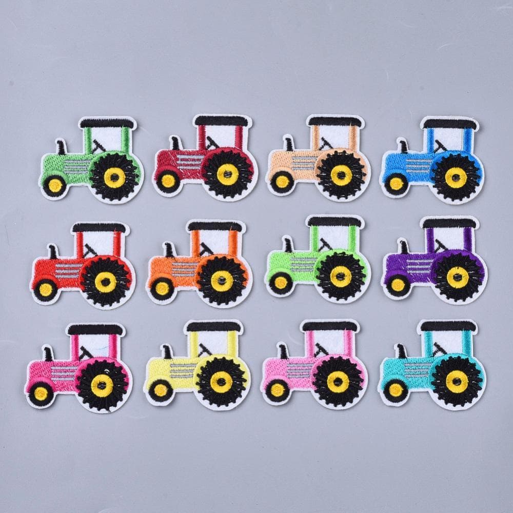 Applikation Tygmärke Traktor Välj Färg