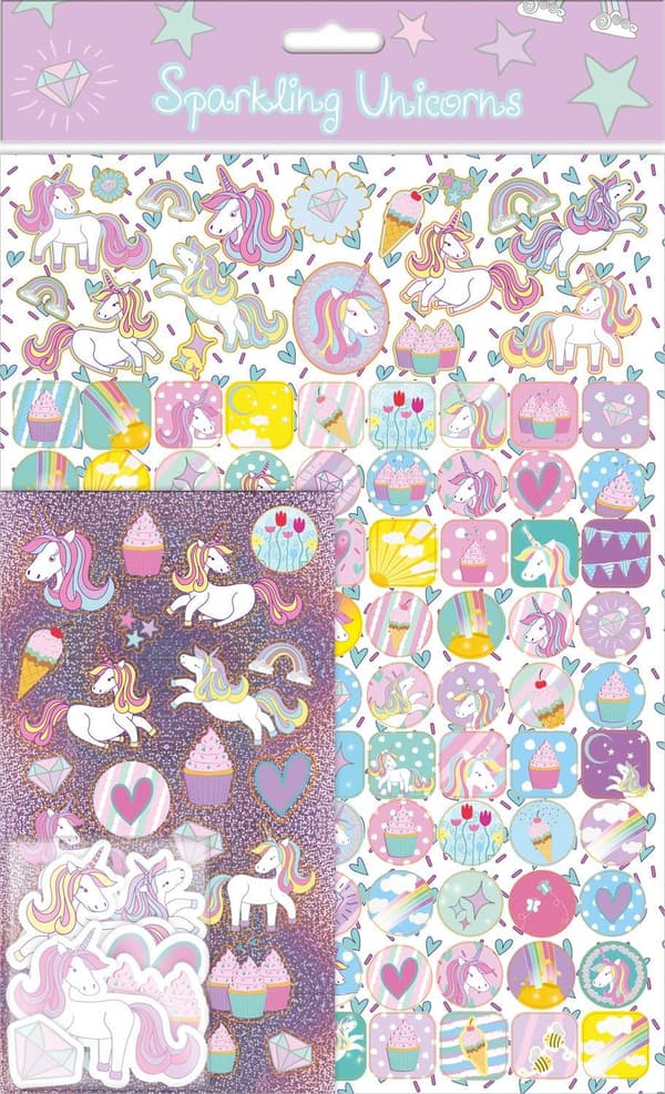Unicorns Mega-paket Klistermärken