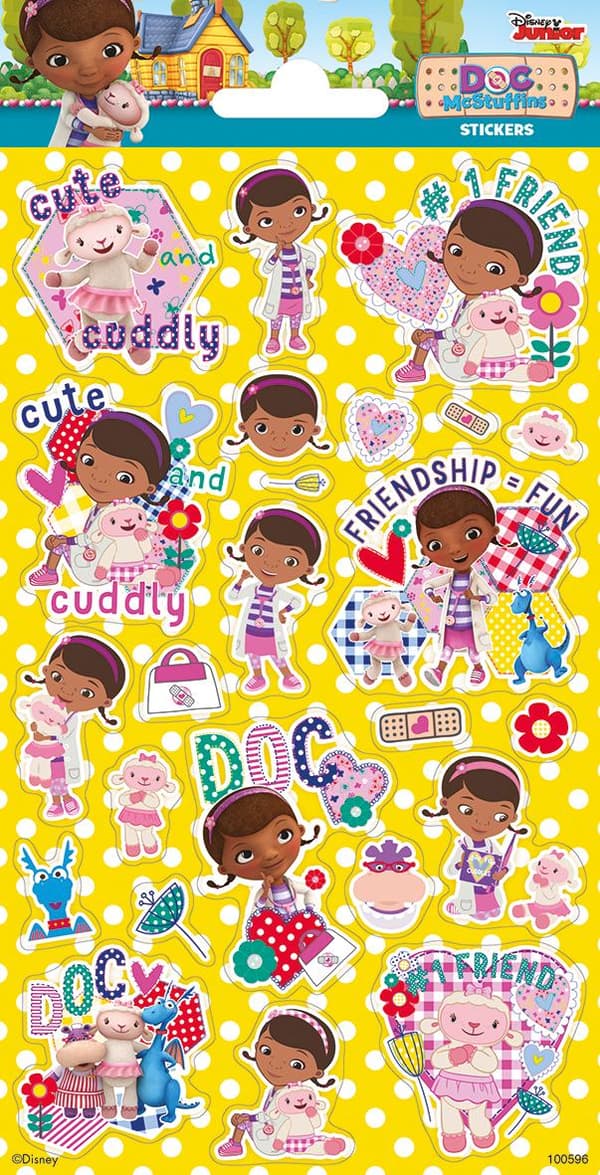 Doc mcstuffins 20 kpl kimaltelevia tarroja tarra