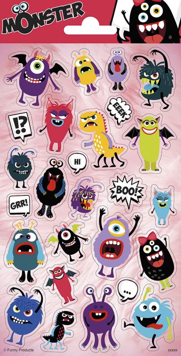 Monster 25 kpl tarra tarroja monsters