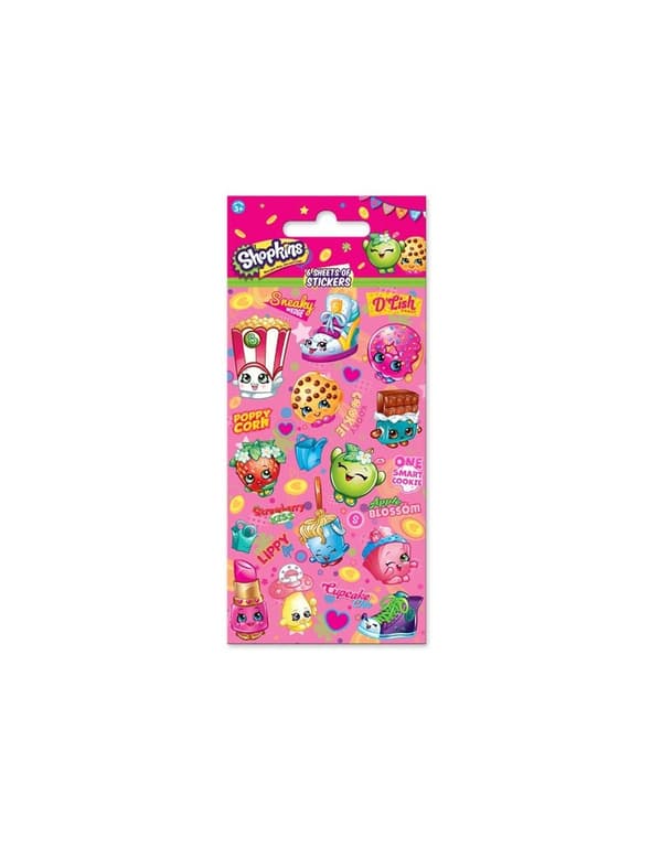 Shopkins 6 lille ark klistermærker klistermærke
