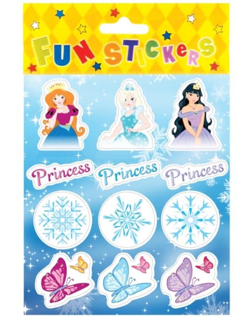 Isprinsessor 96 st klistermärken klistermärke prinsessa