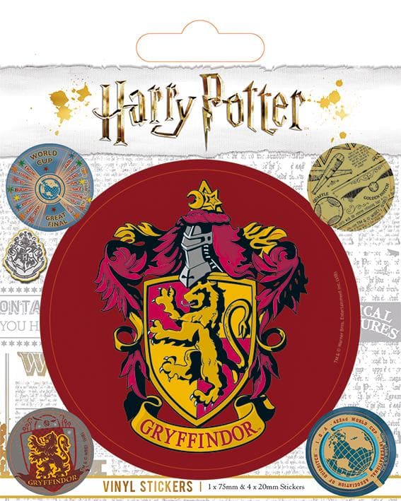 Vinyl Sticker Pack - Klistermärken - Harry Potter (Gryffindor)