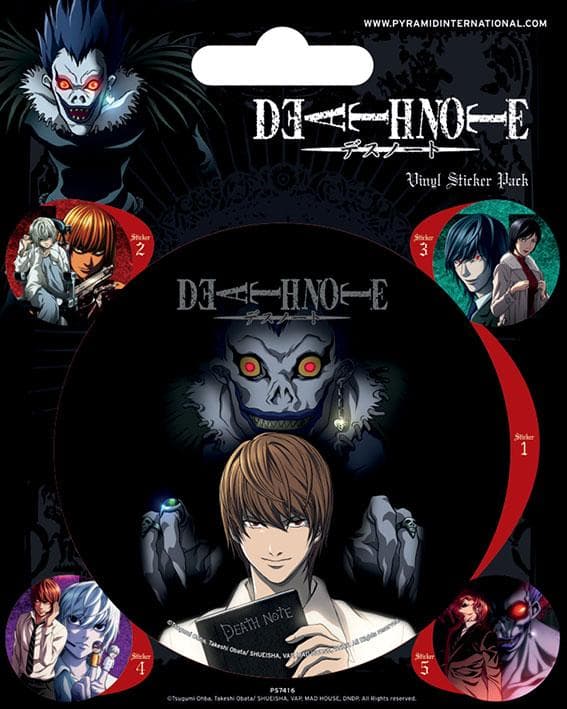 Vinyl Sticker Pack - Klistermärken - Death Note