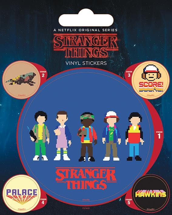 Vinyl Sticker Pack - Klistermärken - Stranger Things (Arcade)