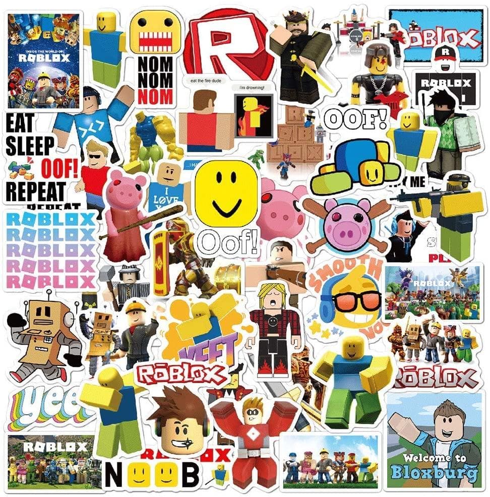 50st Roblox Gadget Stickers Klistermärken Återanvändbara Vinyl