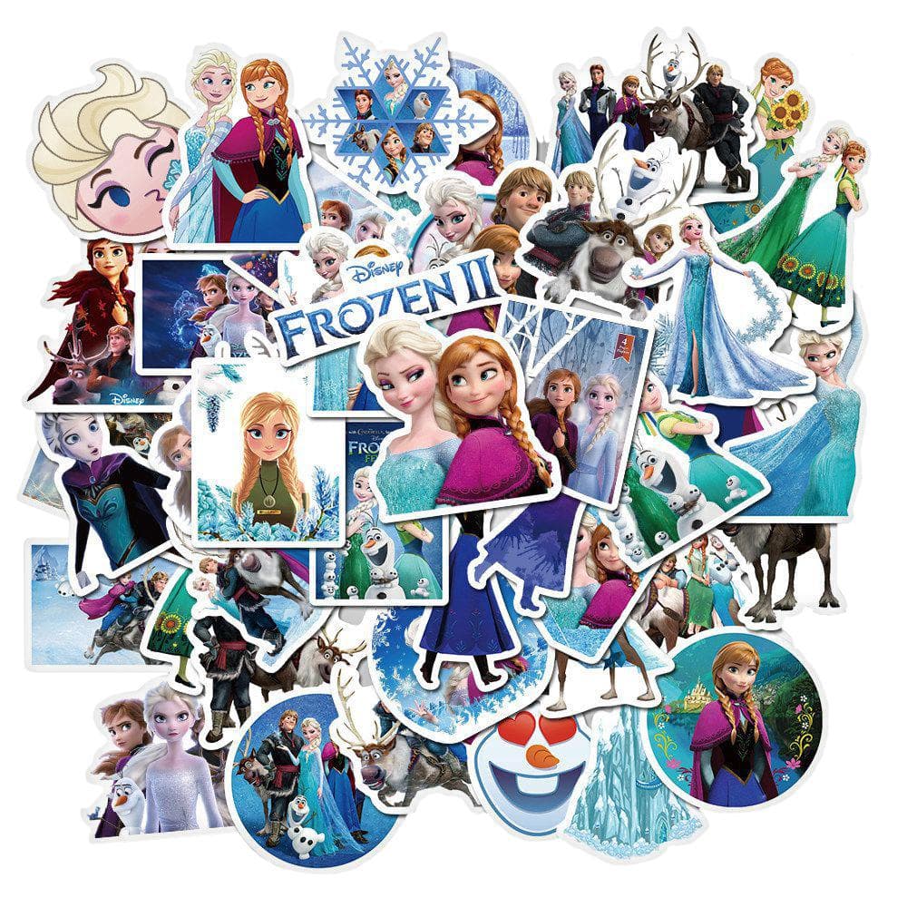 50x Klistermärken och Dekaler - Frozen 2
