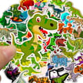 Miniatyrbillede 3 af 6: 50x Klistermærker og Dekaler - Dinosaurer