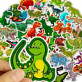 Miniatyrbillede 2 af 6: 50x Klistermærker og Dekaler - Dinosaurer