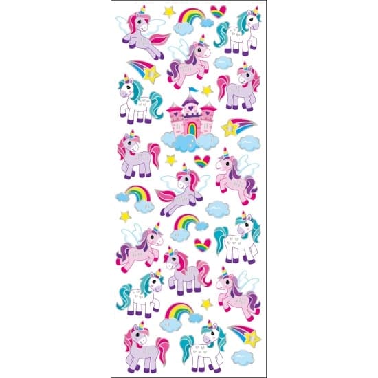 Klistermärken, Stickers, Enhörningar/Pegasus - Tinka