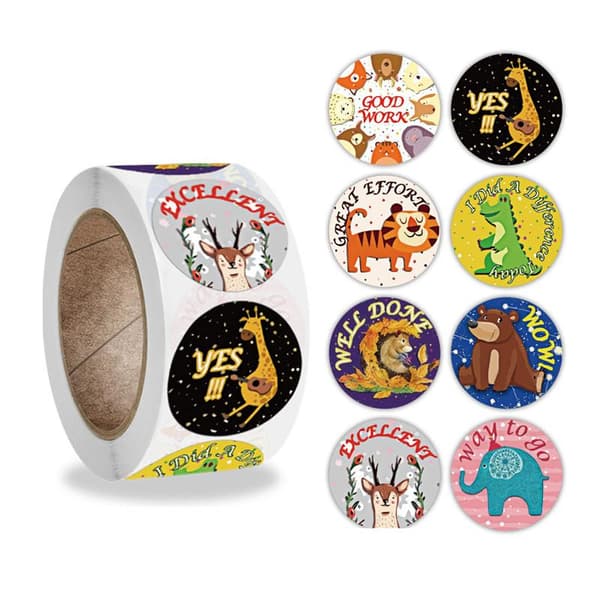 500st stickers klistermärken - Djur motiv - Cartoon