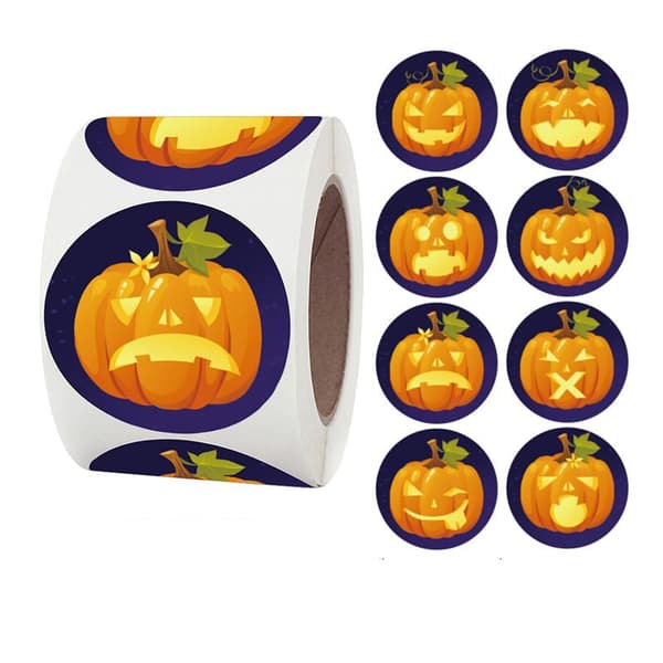 500 klistremerker klistremerker - Halloween-motiv - Tegneserie