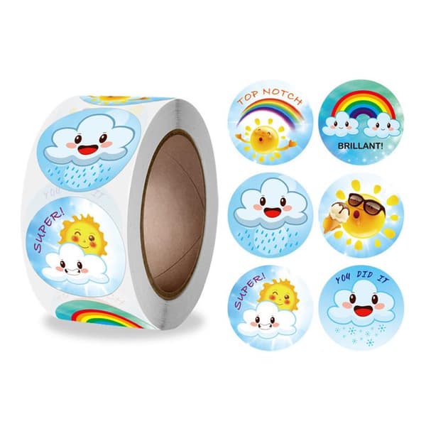 500st stickers klistermärken - Djur motiv - Cartoon