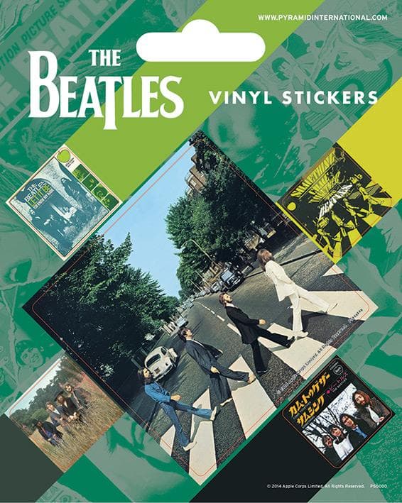 Vinyl Sticker Pack - Klistermärken - The Beatles (Abbey Road)