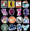 Pikkukuva 3 / 7: 50 Pack My Little Pony Stickers Stickers
