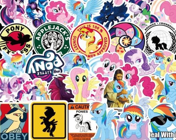 50 Pack My Little Pony Stickers Stickers