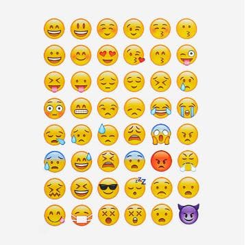192 st Smiley stickers - Scrapbooking/dekoration
