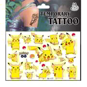 Pokémon tatueringar - 4 ark - Barn tatueringar - Pikachu