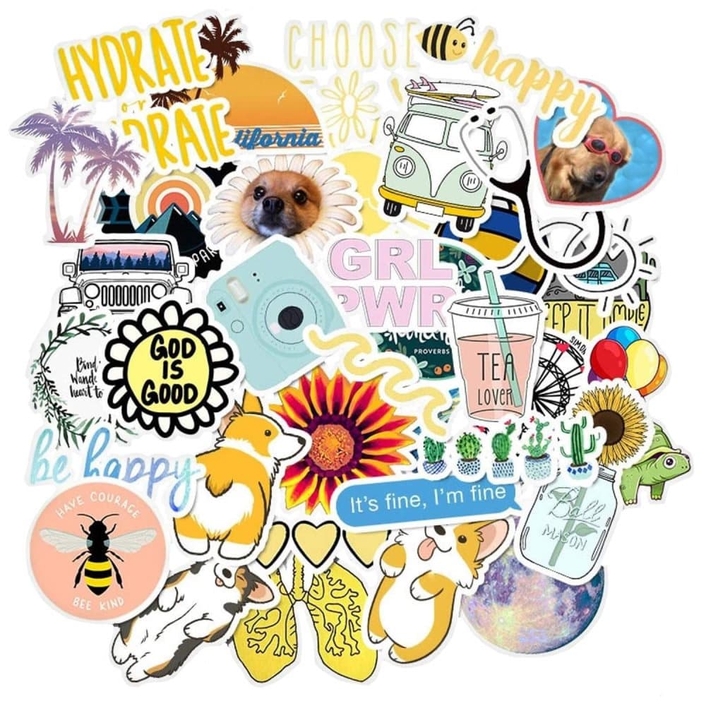 50x Klistermärken och Dekaler - VSCO No. 1