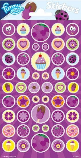 Doftande klistermärken vindruva 50 st klistermärken luktisar