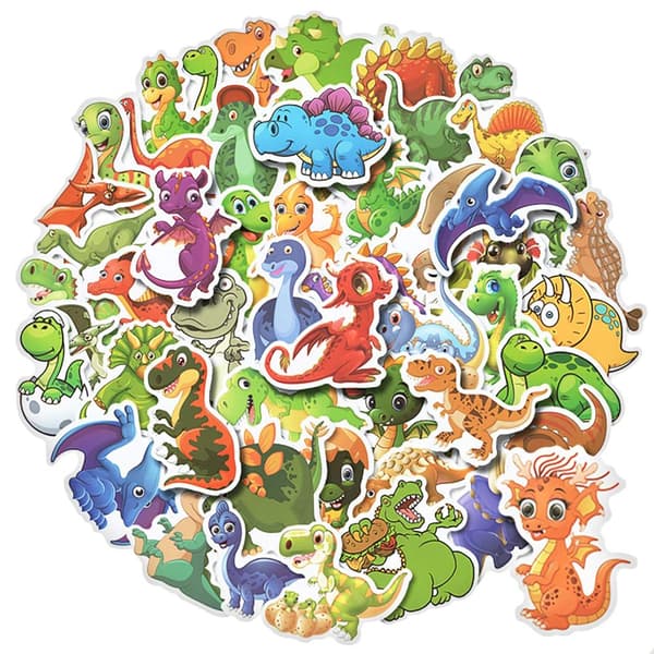 Pack med Klistermärken - Dinosaurie
