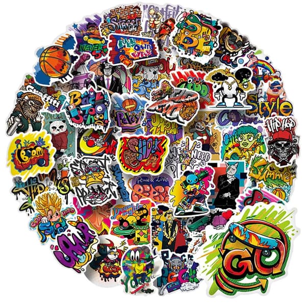 Pack med Klistermärken - Graffiti 3
