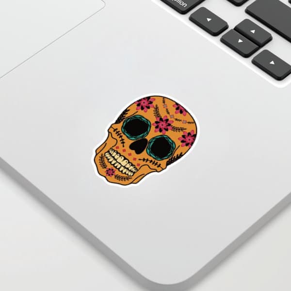 Pakke med Klistermærker - Sugar Skulls