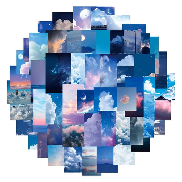 Pack med Klistermärken - Himmel