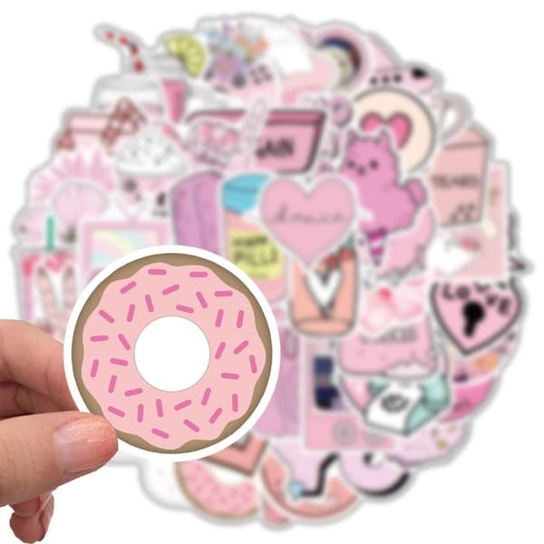 Pakke med Klistermærker - Pastel