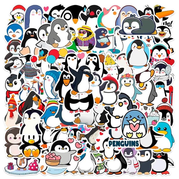 Mega Pack -tarroja - pingviinit
