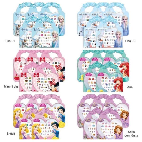 Disney prinsesser craft makeup - Negle sticks 100 stk