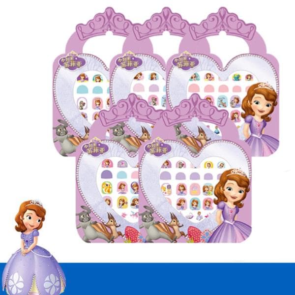 Kynsitarrat - Disney-prinsessan askartelu - Sofia ensimmäinen