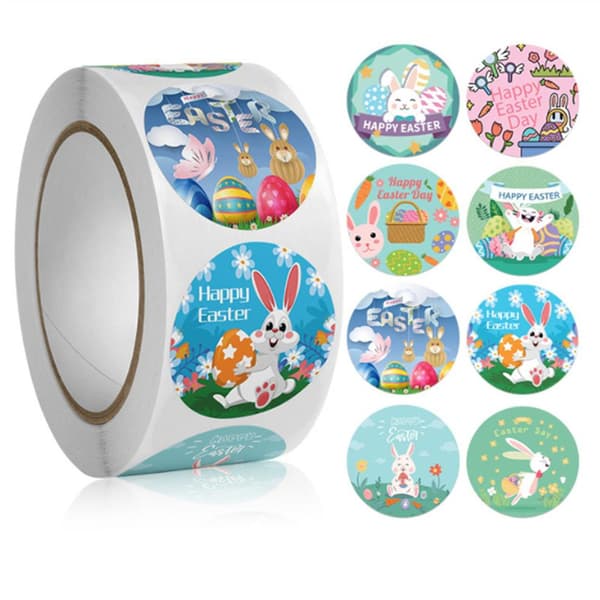 500st stickers klistermärken - Påsk motiv - Cartoon - Eastern | CDON