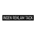 Miniatyrbild 3 av 3: 2st INGEN REKLAM TACK -dekaler till postlådan. 1 vit, 1 svart
