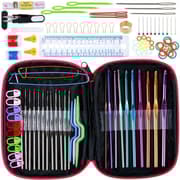 Mega kit med virknålar, markörer, måttband - Knitting Kit