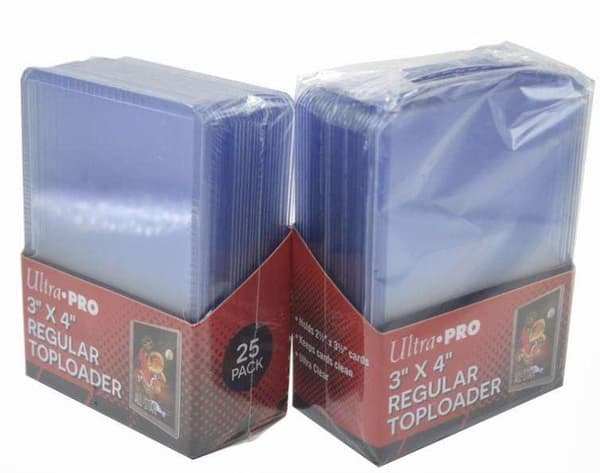 Toploader Korthållare - Topload Card Sleeves - 25-pack