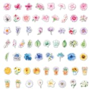 Klistermärken Blommor och Blad 60-pack