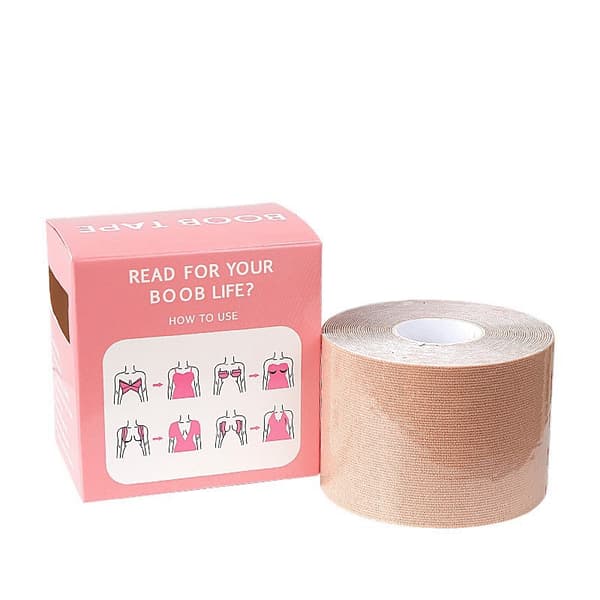 INF Rintateippi nostoefektillä Beige 5x5 cm