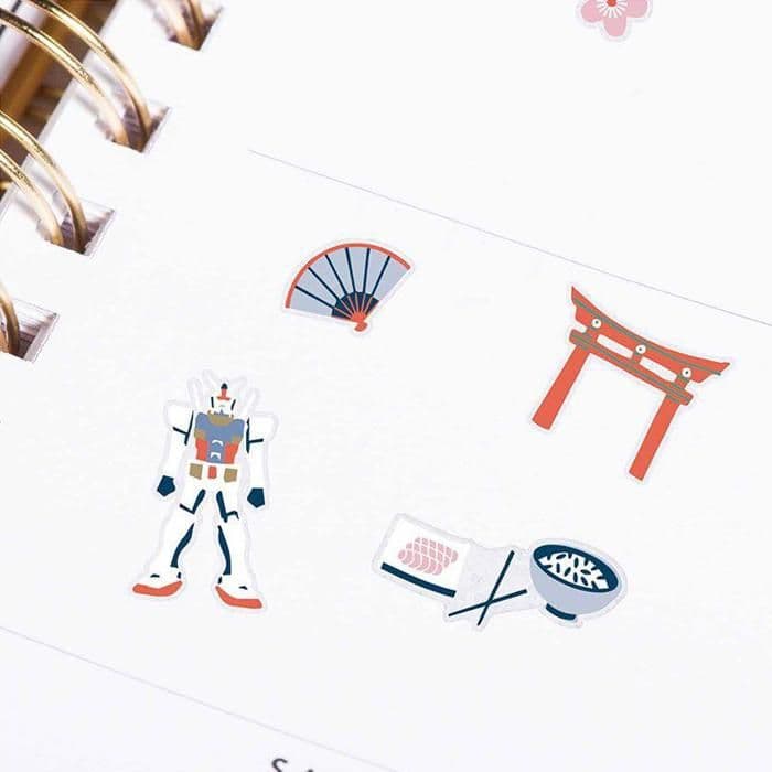 Rico Design gel klistermärken - Tokyo - 35 st