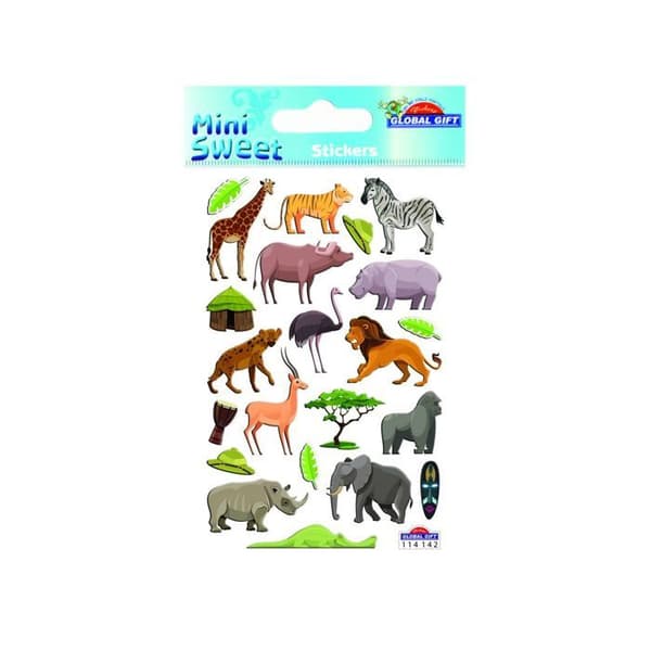 Klistermärken - Safari, Savannah Animals - Epoxi