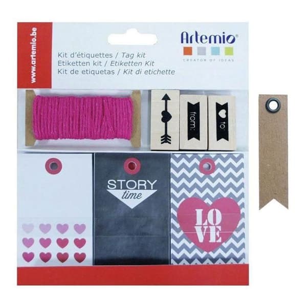 Kit med kärleksetiketter + 20 st kraftetiketter