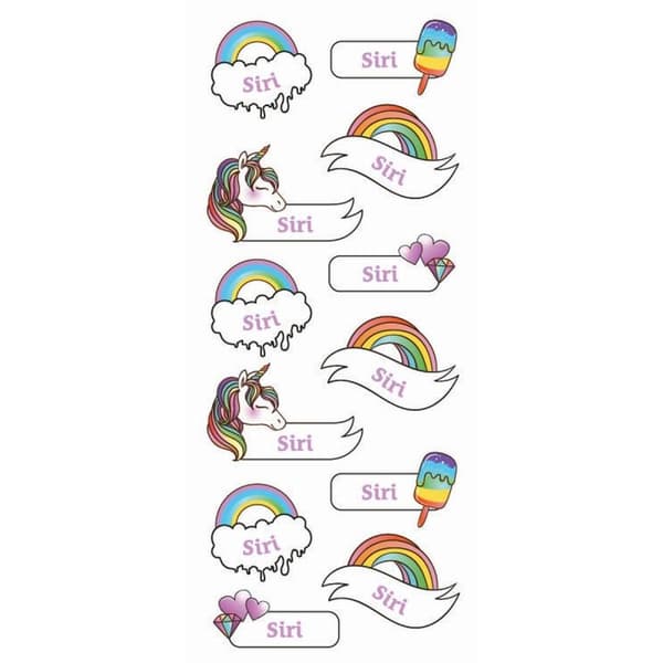 Namnstickers Siri - Tinka