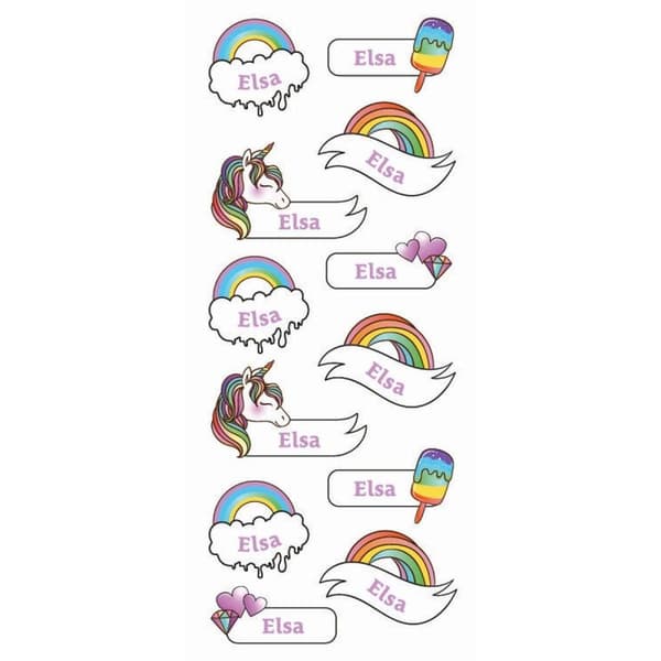 Namnstickers Elsa - Tinka