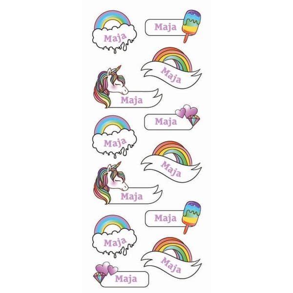 Namnstickers Maja - Tinka
